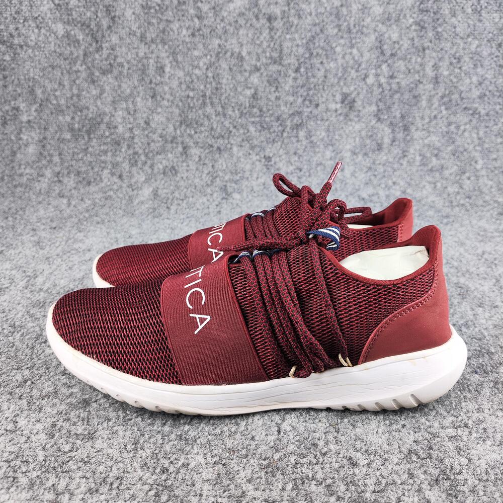 Nautica Rielle Shoes Womens Size 8 Red Mesh Low Top Walking Casual Sneakers